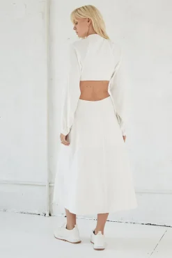 Third Form - Linger On Maxi Dress (Off White) FINAL SALE