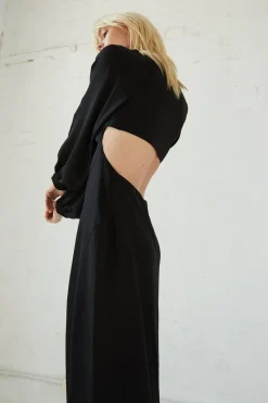 Third Form - Linger On Maxi Dress (Black) FINAL SALE