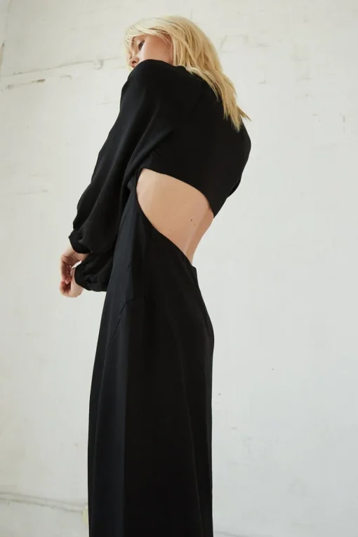 Third Form - Linger On Maxi Dress (Black) FINAL SALE