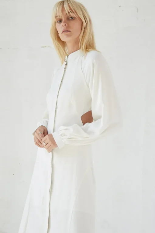Third Form - Linger On Maxi Dress (Off White) FINAL SALE