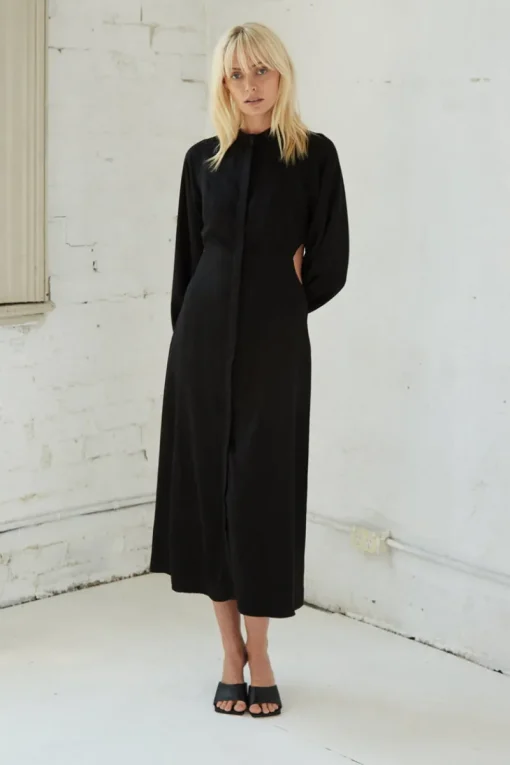 Third Form - Linger On Maxi Dress (Black) FINAL SALE