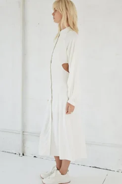 Third Form - Linger On Maxi Dress (Off White) FINAL SALE