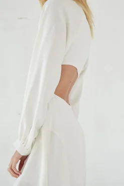 Third Form - Linger On Maxi Dress (Off White) FINAL SALE
