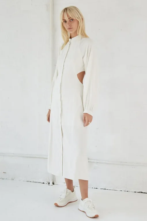 Third Form - Linger On Maxi Dress (Off White) FINAL SALE
