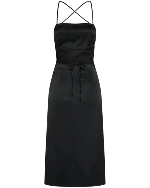 Third Form - Long Nights Lace Back Dress (Black)
