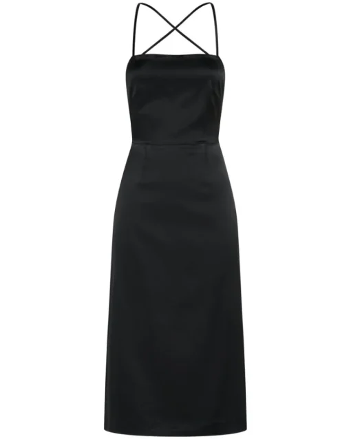Third Form - Long Nights Lace Back Dress (Black)