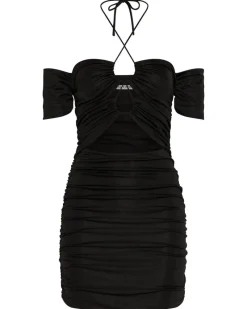 Third Form - Look Through Off Shoulder Mini (Black)