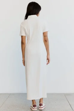 Third Form - Marble Midi Shirt Dress (Off White)