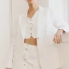 Women Third Form - Power Player Men's Blazer (Cream)
