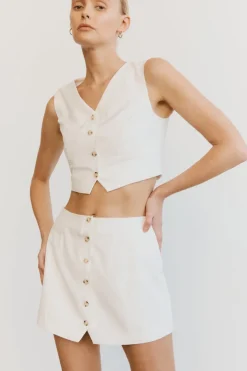 Third Form - Power Player Waistcoat (Cream) FINAL SALE