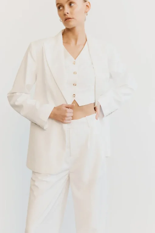Third Form - Power Player Waistcoat (Cream) FINAL SALE