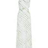 Third Form - Ring Out One Shoulder Maxi (Olive Hand Tie Dye)