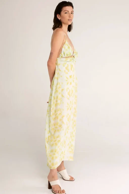 Third Form - Ring Out Slip Dress (Tie Dye Yellow)