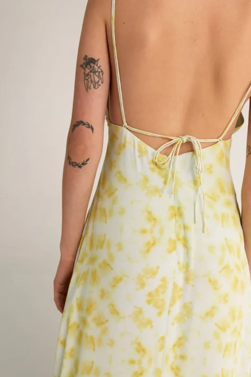 Third Form - Ring Out Slip Dress (Tie Dye Yellow)
