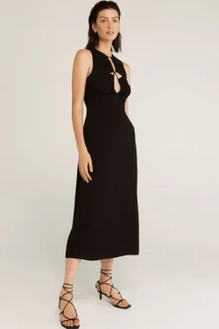 Third Form - Ring-Out Maxi Tank Dress (Black)