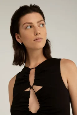 Third Form - Ring-Out Maxi Tank Dress (Black)