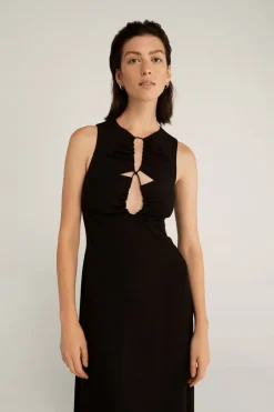 Third Form - Ring-Out Maxi Tank Dress (Black)