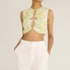 Third Form - Ring-Out Tank Top (Tie Dye Yellow) FINAL SALE