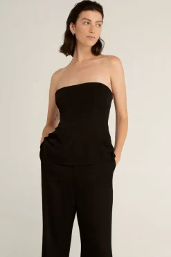 Third Form - Sliding Doors Strapless Top (Black) FINAL SALE