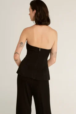Third Form - Sliding Doors Strapless Top (Black) FINAL SALE