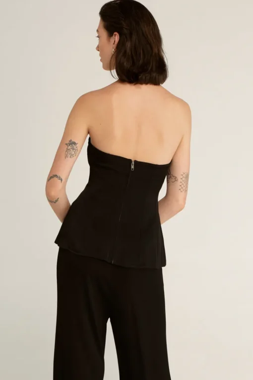 Third Form - Sliding Doors Strapless Top (Black) FINAL SALE