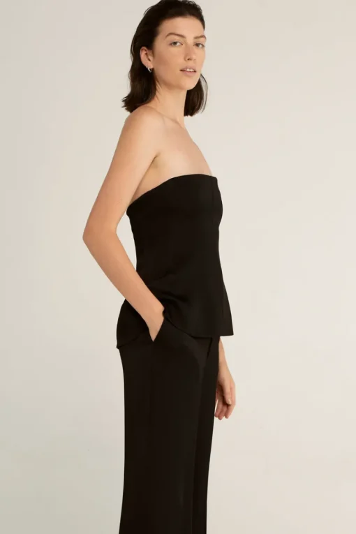 Third Form - Sliding Doors Strapless Top (Black) FINAL SALE