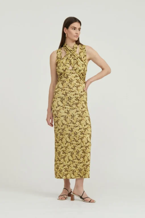 Third Form - WISTERIA WRAP NECK TANK DRESS (WISTERIA)