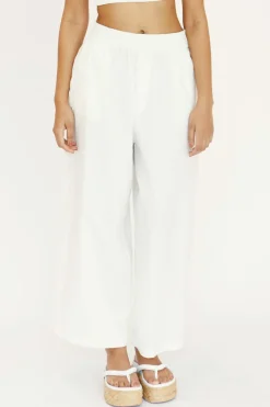 Women Third Form - Wonderer Relaxed Trouser (White)