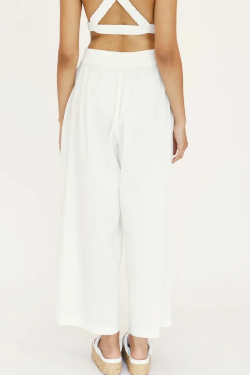 Women Third Form - Wonderer Relaxed Trouser (White)