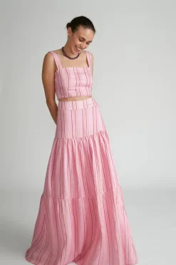 Women Versify - Gigi Stripe Maxi Skirt