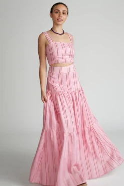 Women Versify - Gigi Stripe Maxi Skirt