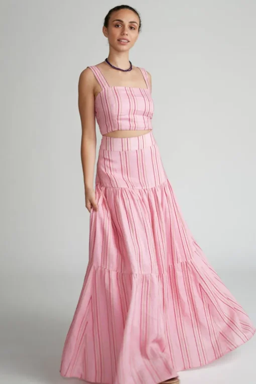 Women Versify - Gigi Stripe Maxi Skirt