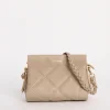 Women Vestirsi VERSTIRSI - ELLA BEIGE QUILTED CROSSBODY BAG