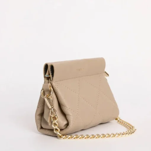 Women Vestirsi VERSTIRSI - ELLA BEIGE QUILTED CROSSBODY BAG