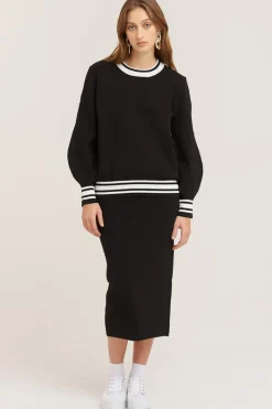 Vestire : Sure Thing Sweater (Black)