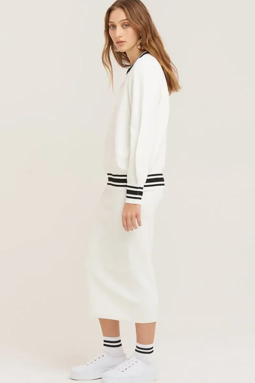 Vestire : Sure Thing Sweater (White)