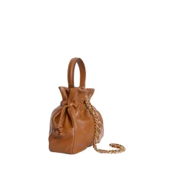 Women Vestirsi - Lucia Top Handle Pouch (Tan)