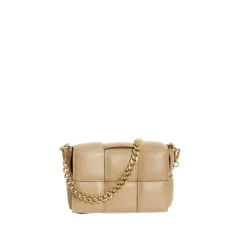 Women Vestirsi - MARGOT LEATHER WOVEN BAG (BEIGE)