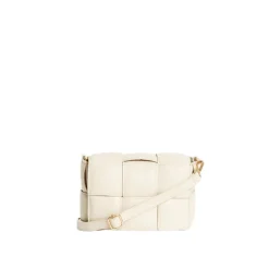 Women Vestirsi - MARGOT LEATHER WOVEN BAG (IVORY)