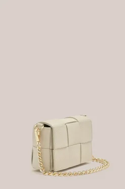 Women Vestirsi - MARGOT MINI WOVEN LEATHER BAG (IVORY)