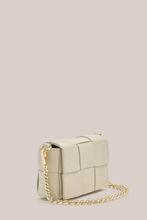 Women Vestirsi - MARGOT MINI WOVEN LEATHER BAG (IVORY)