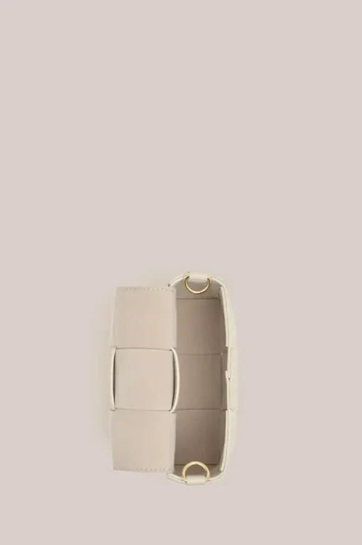 Women Vestirsi - MARGOT MINI WOVEN LEATHER BAG (IVORY)