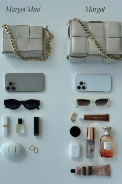 Women Vestirsi - MARGOT MINI WOVEN LEATHER BAG (IVORY)