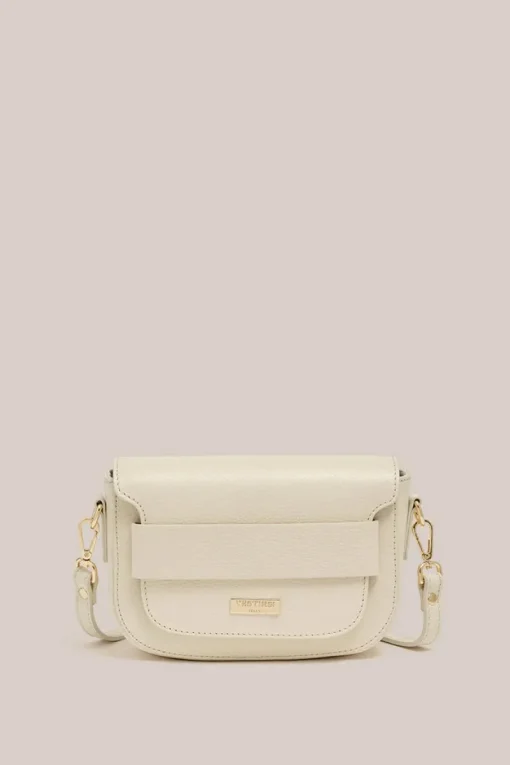 Women Vestirsi - ZOE CROSSBODY SADDLE BAG (IVORY)